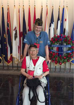 Post Member Brad Andrew Volunteers for Honor Flight