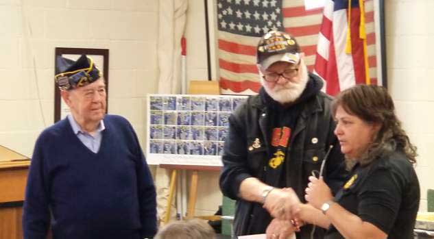 VFW Legion Christmas Party Well-attended. support of his Fallen Heroes Foundation