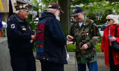 Memorial Day at Edmonds Veterans Plaza 