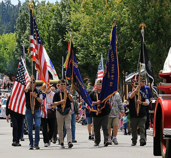 Edmonds Kind of 4th Parade! VFW Post 8870 and Auxiliary