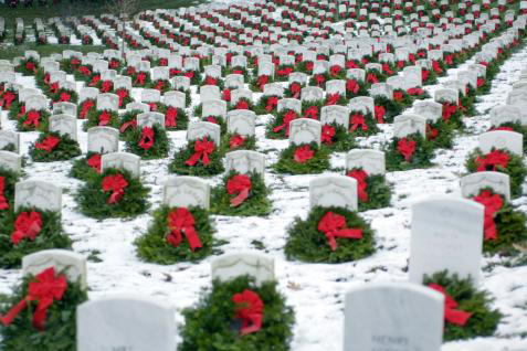 The Veterans Memorial Wreath Foundation cordially invites you to the 2022
Wreaths Across America Ceremonial Wreath Commemoration