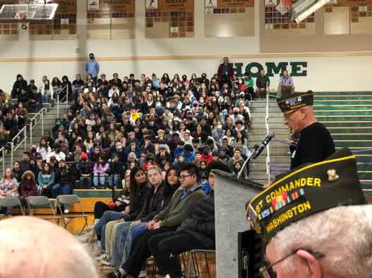 Veterans Day at Edmonds Woodway High School 